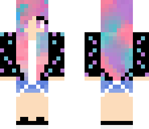 cotten candy hair girl