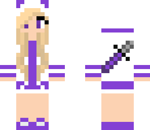 purple sword girl