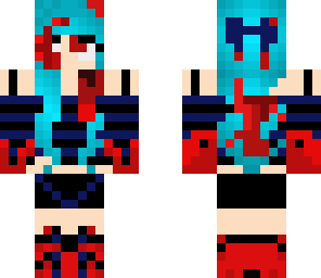bloody blue herorbine girl