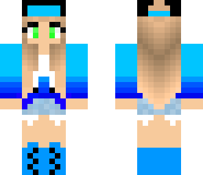 blue hoddie girl