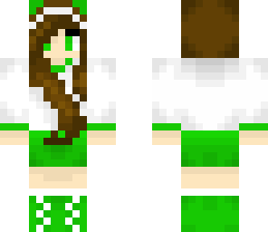 green panda girl