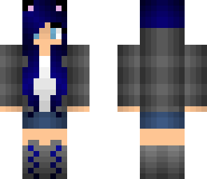 dark blue girl