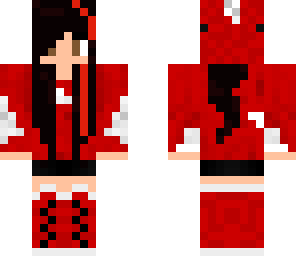 black haired mushroom girl