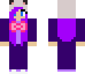 purple panda girl