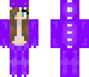 purple dino girl