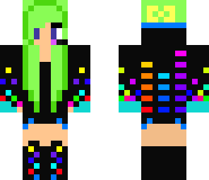 cuter rainbow gamer girl