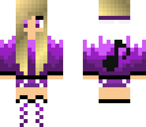 purple music girl