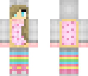 edited nyan cat girl