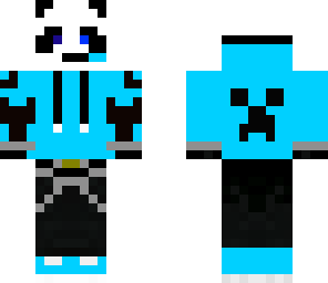 blue panda