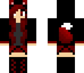 fixed herobrine wolf girl