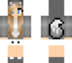 gray wolf girl