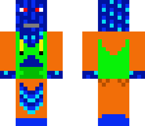blue man