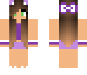 purple cat girl