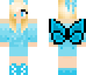cute blue pixie