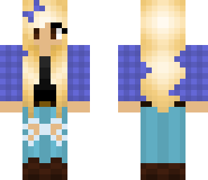 blonde flanne girl