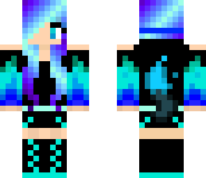blue girl