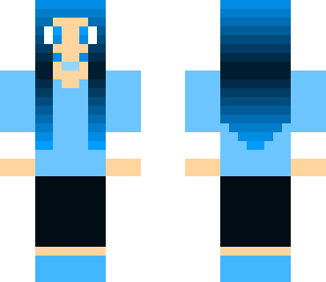 blue girl