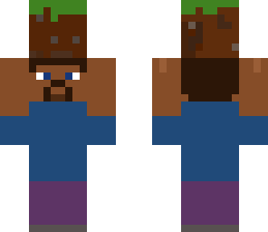 steve holding dirt