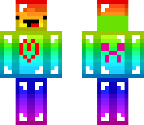 valentines rainbow man