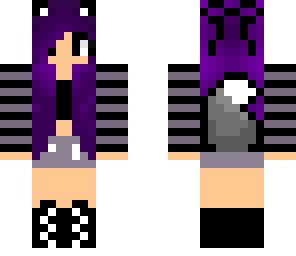 purple fox girl