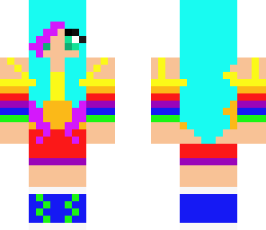 rainbow girl