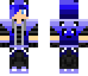 blue panda boy