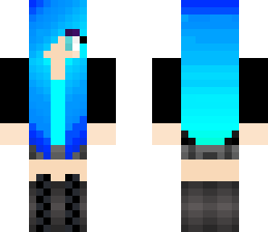 blue girl