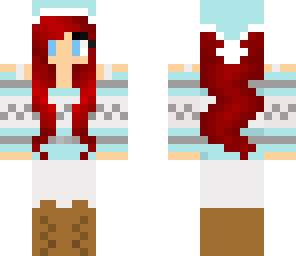 winter red head