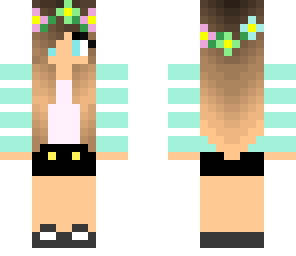 flower crown girl