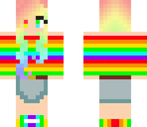 rainbow girl