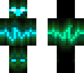 neon lightning man