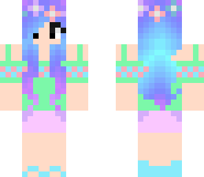 pastel spring girl