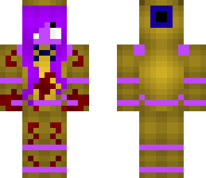 the purple guy in suit