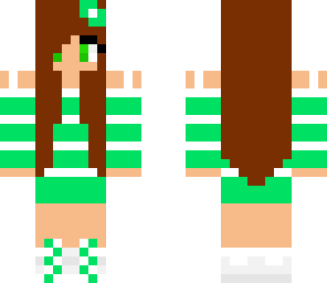 green girl and cool