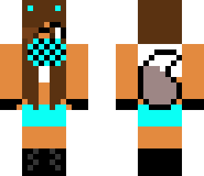 blue nerdy dj wolf girl
