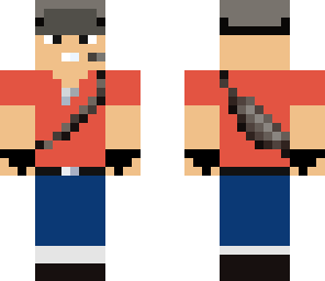 red scout with jeans