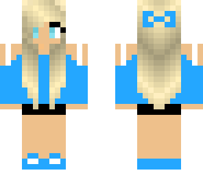 blue girl