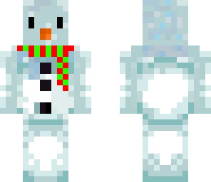 snowman with scarf