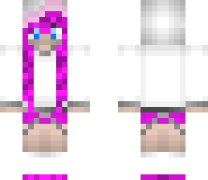 purple hoodie girl