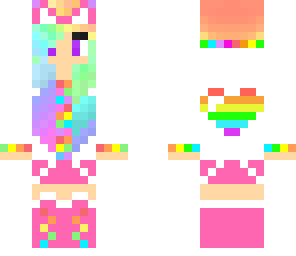 rainbow girl