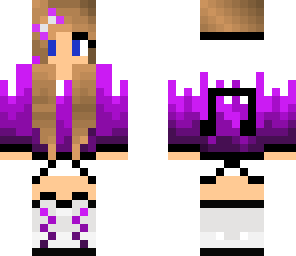 purple headphones girl