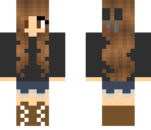 edited girl with bow