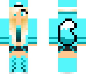 blue girl