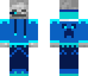 esqueleto azul