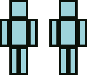 blue and black dude