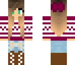 winter girl pink
