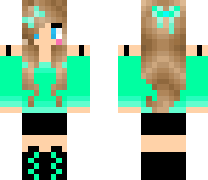 cute minty girl
