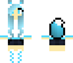 blue fox girl 2