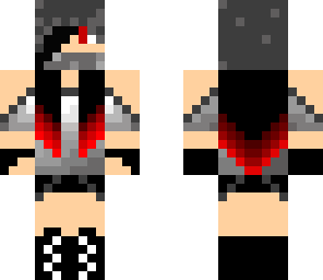 shy gothic girl