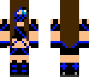 blue epic ninja girl